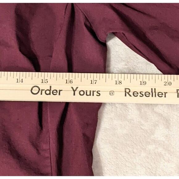 Worthington Shirt Womens 8 Purple Stretch Button Up Long Sleeve Blouse Top - Picture 5 of 6